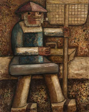 Fisherman by Tadeusz Makowski Oil Painting