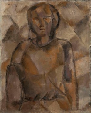 Girl by Tadeusz Makowski Oil Painting