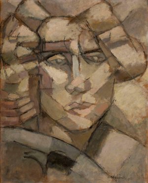 Head by Tadeusz Makowski Oil Painting