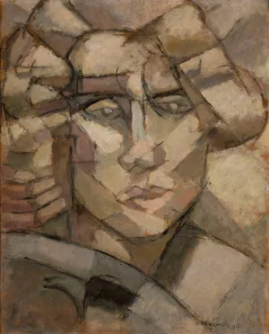 Head by Tadeusz Makowski Oil Painting