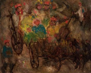 Krakow wedding by Tadeusz Makowski Oil Painting