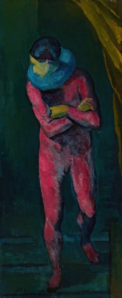 Pierrot by Tadeusz Makowski Oil Painting