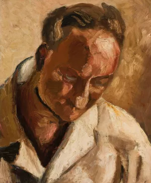 Portret pana X Oil painting by Tadeusz Makowski