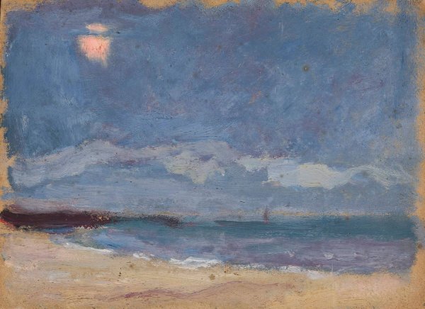 Seascape  by Tadeusz Makowski - Hand-Painted Oil Painting Reproduction