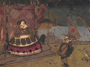 Serenade by Tadeusz Makowski Oil Painting