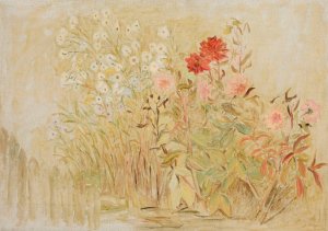 Small garden by Tadeusz Makowski Oil Painting