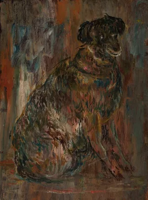 Study of a dog by Tadeusz Makowski Oil Painting