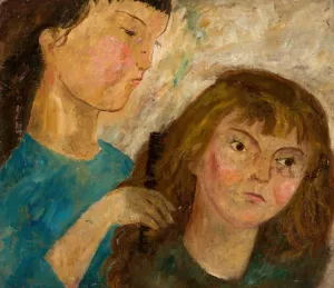 Toilette Oil painting by Tadeusz Makowski