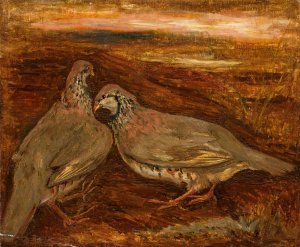 Two birds by Tadeusz Makowski Oil Painting