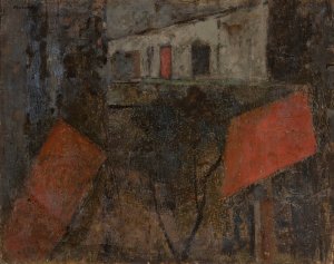Ulica by Tadeusz Makowski Oil Painting