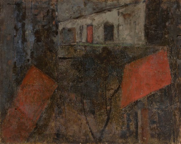 Ulica  by Tadeusz Makowski - Hand-Painted Oil Painting Reproduction