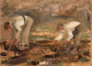 Work in a field by Tadeusz Makowski Oil Painting