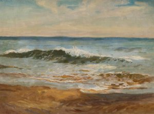 Marine view by Tadeusz Popiel Oil Painting