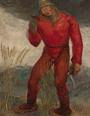 Gulliver and the Giant by Tadeusz Pruszkowski Oil Painting