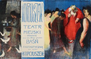 Kopciuszek. Teatr Miejski w Krakowie by Tadeusz Rychter Oil Painting