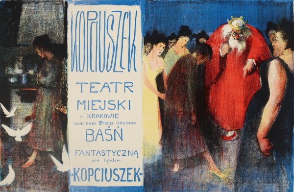 Kopciuszek. Teatr Miejski w Krakowie  by Tadeusz Rychter - Hand-Painted Oil Painting Reproduction