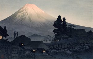 Mount Fuji From Mizukubo by Takahashi Hiroaki Oil Painting