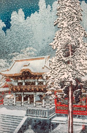 The Yomei Gate At Nikko by Takahashi Hiroaki Oil Painting
