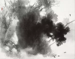 Birds at Roost by Takeuchi Seiho Oil Painting