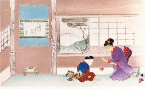 Seiho juni Fuji, Pl.01 by Takeuchi Seiho Oil Painting