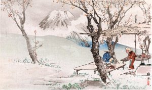 Seiho juni Fuji, Pl.03 by Takeuchi Seiho Oil Painting