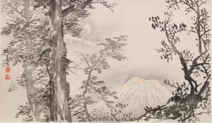 Seiho juni Fuji, Pl.04 by Takeuchi Seiho Oil Painting