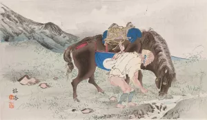 Seiho juni Fuji, Pl.06 by Takeuchi Seiho Oil Painting