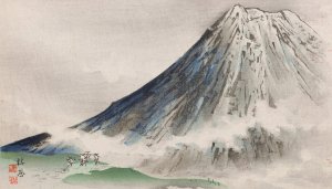 Seiho juni Fuji, Pl.08 by Takeuchi Seiho Oil Painting