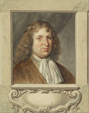 Portret van Victor Victors by Tako Hajo Jelgersma Oil Painting
