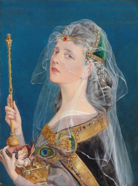 Main Product Photo of Care  Painting by Talbot Hughes