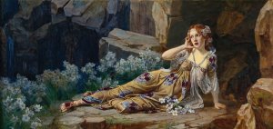 Echo by Talbot Hughes Oil Painting