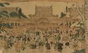 Toeizan in Ueno by Tamagawa Shucho Oil Painting