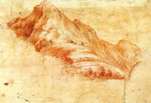 Landscape with Mountains by Tanzio Da Varallo Oil Painting