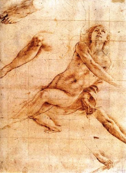 Main Product Photo of Study for an Angel Painting by Tanzio Da Varallo