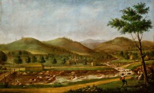 Mountain View by Teodor Baltazar Stachowicz Oil Painting