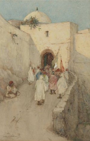 Entrance To The Kasbah by Terrick Williams Oil Painting