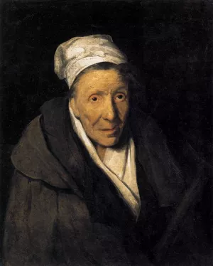 A Madwoman and Compulsive Gambler Oil painting by Theodore Gericault