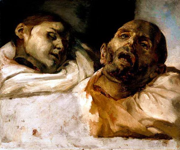 Main Product Photo of Heads of the Executed Painting by Theodore Gericault