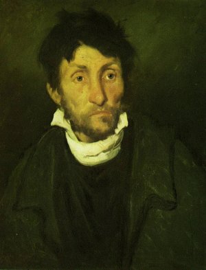 Insane Oil painting by Theodore Gericault