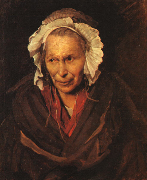 Madwoman by Theodore Gericault - Hand-Painted Oil Painting Reproduction