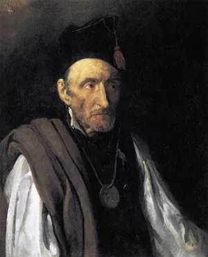 Man with Delusions of Military Command Oil painting by Theodore Gericault
