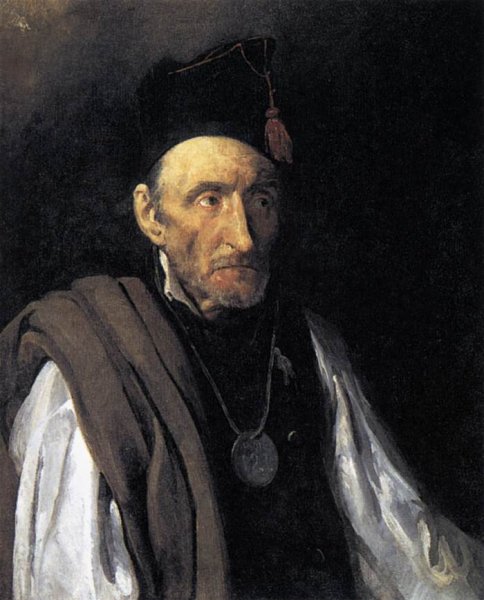 Man with Delusions of Military Command by Theodore Gericault - Hand-Painted Oil Painting Reproduction
