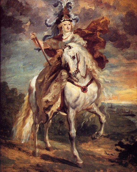Marie De Medici At Pont-De-Ce by Theodore Gericault - Hand-Painted Oil Painting Reproduction