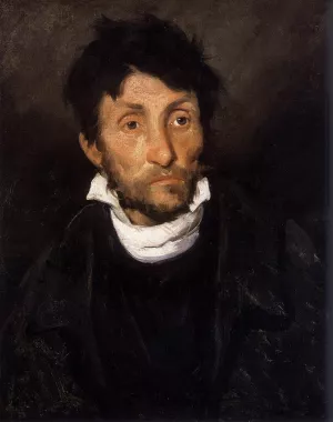 Portrait of a Kleptomaniac painting by Theodore Gericault