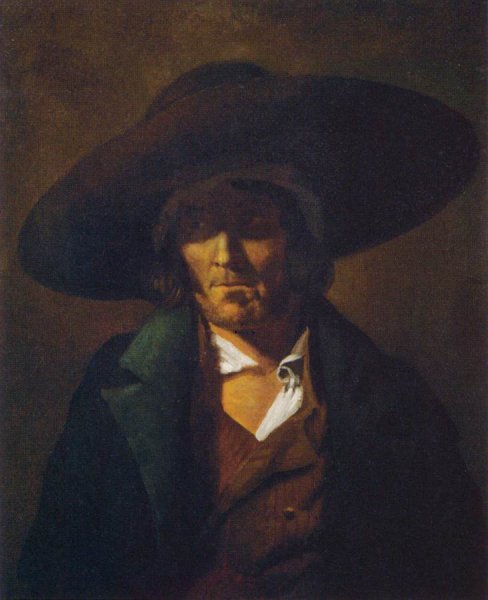 Portrait of a Man by Theodore Gericault - Hand-Painted Oil Painting Reproduction