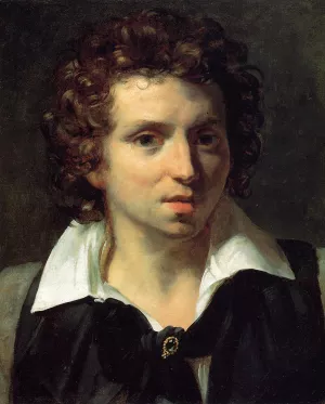 Portrait of a Young Man by Theodore Gericault - Oil Painting Reproduction