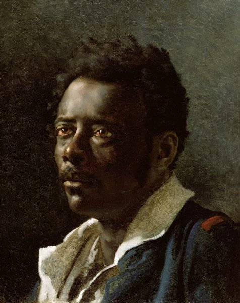 Portrait Study for The Raft of the Medusa by Theodore Gericault - Hand-Painted Oil Painting Reproduction