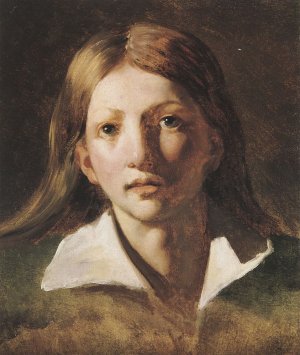 Portrait Study of a Youth by Theodore Gericault Oil Painting