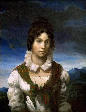 Presumed Portrait of Madame Elisabeth de Dreux by Theodore Gericault Oil Painting
