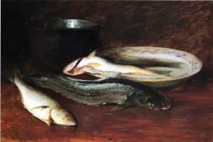 Still Life with Fish Oil painting by Theodore Gericault
